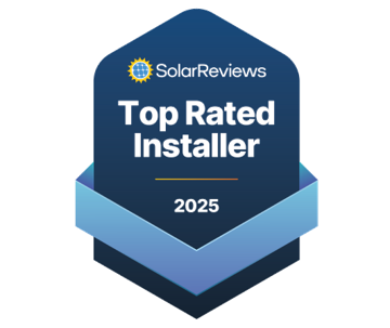 SolarReviews 2025 Top Rated Installer