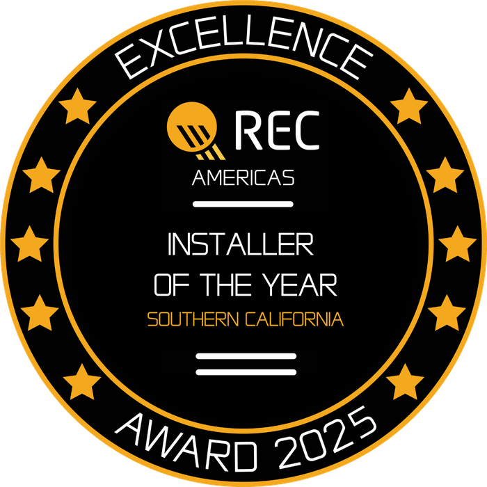REC Americas Excellence Award 2025 — Installer of the Year, Southern California